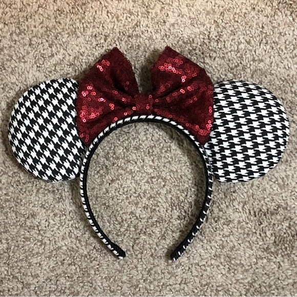 Houndstooth Mickey Ears - Picture 7 of 8